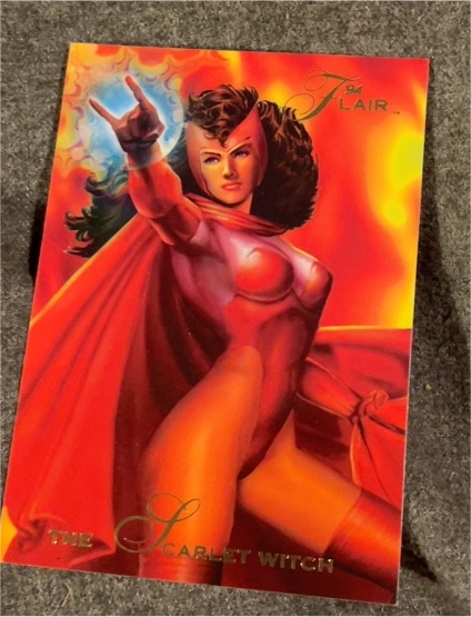 1994 Flair Marvel Annual #35 The Scarlet Witch — front