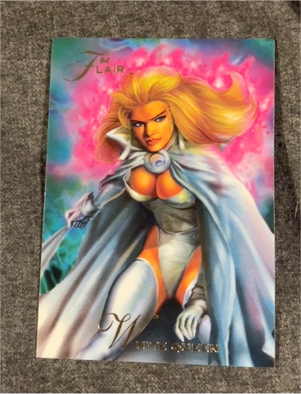 1994 Flair Marvel Annual #38 White Queen — front