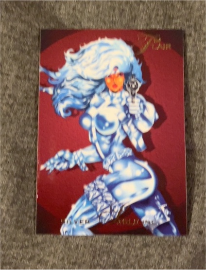 1994 Flair Marvel Annual #50 Silver Sable Inc. — front