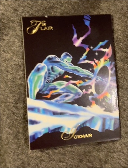 1994 Flair Marvel Annual #51 Iceman — front