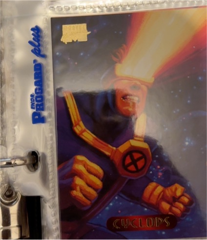 1994 Fleer Marvel Masterpieces #25 Cyclops — front