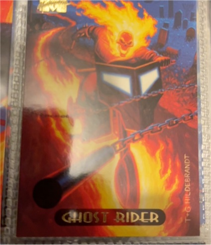 1994 Fleer Marvel Masterpieces #42 Ghost Rider — front