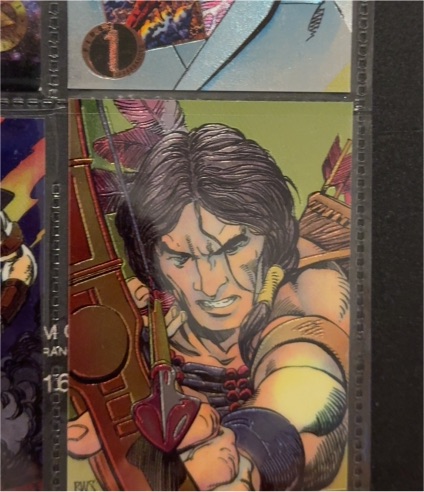 1992 Comic Images Valiant Rookies Chromium Chase #Turok — front