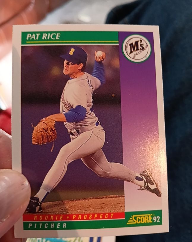 1992 Score #423 Pat Rice — front