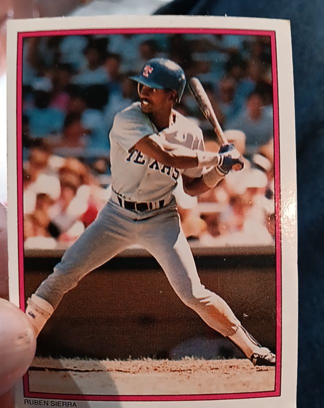 1988 Topps #4 Ruben Sierra — front