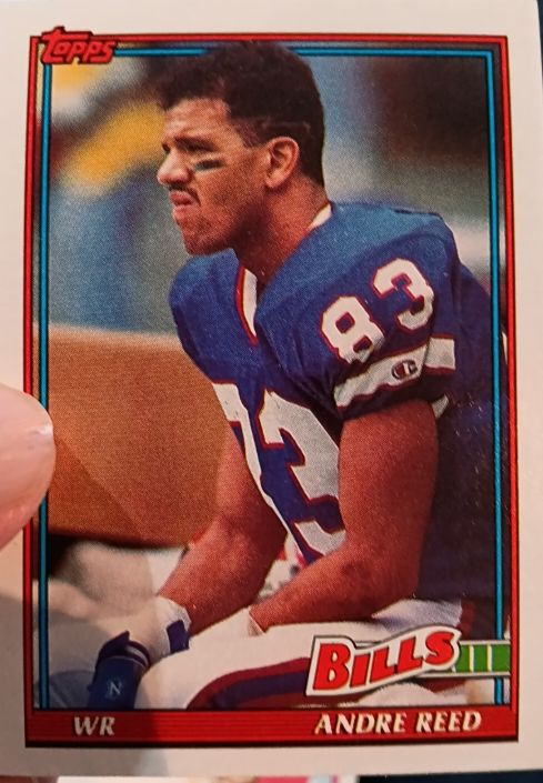 1991 Topps #54 Andre Reed — front