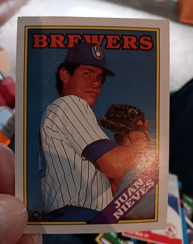 1988 Topps #515 Juan Nieves — front