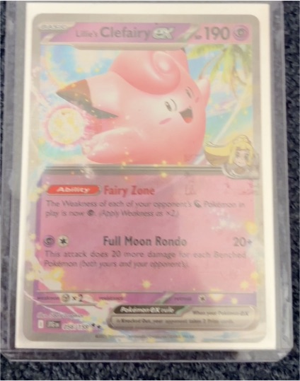2025 Pokémon TCG Journey Together #056 Lillie's Clefairy ex — front