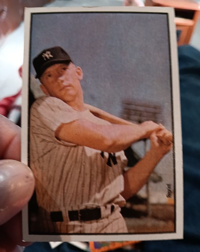 1989 Bowman #NNO Mickey Mantle Reprint Sweepstakes — front
