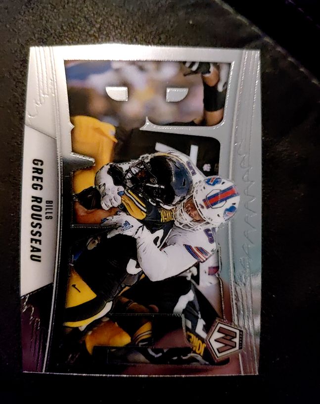 2025 Panini Mosaic #14 Greg Rousseau Bang! — front