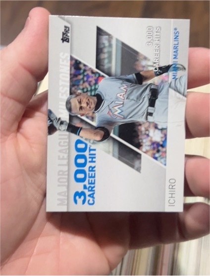2017 Topps Major League Milestones #MLM-19 Ichiro Suzuki — front