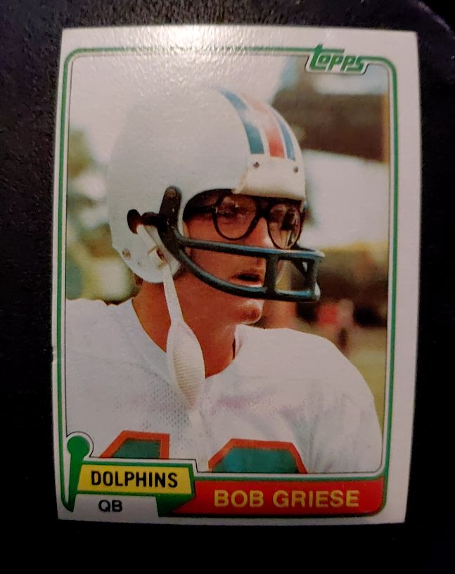 1981 Topps #482 Bob Griese — front