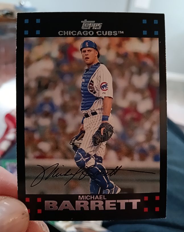 2007 Topps #68 Michael Barrett — front