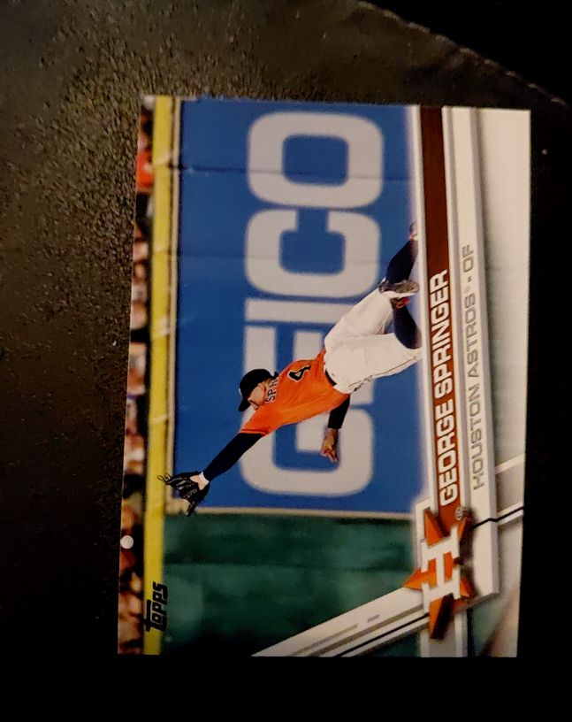 2017 Topps #389 George Springer — front