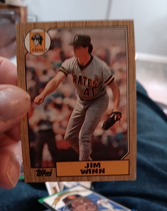 1987 Topps #262 Jim Winn — front