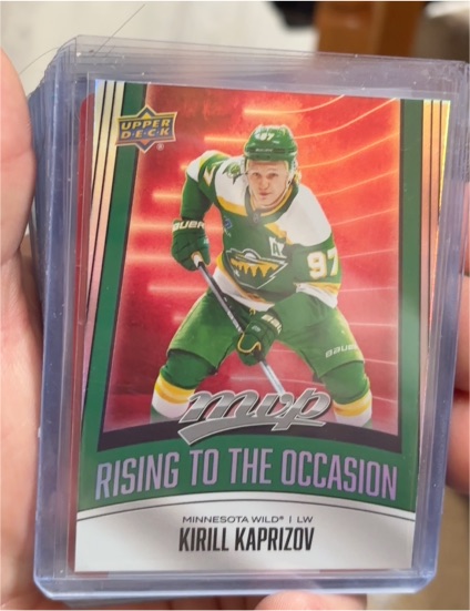2025-26 Upper Deck MVP #RO-11 Kirill Kaprizov Rising to the Occasion — front