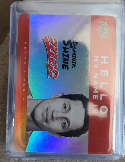 2025-26 Upper Deck MVP Hello My Name Is #HNI-15 Dominik Shine — front