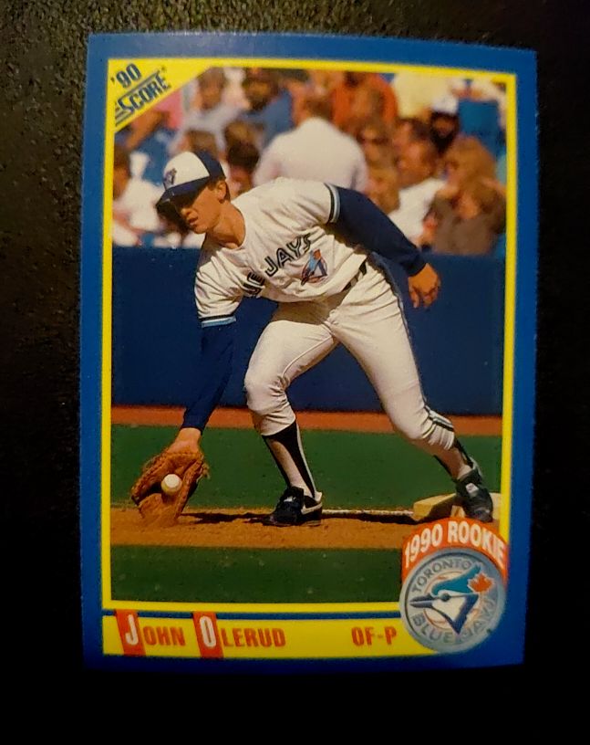 1990 Score #589 John Olerud Rookie — front