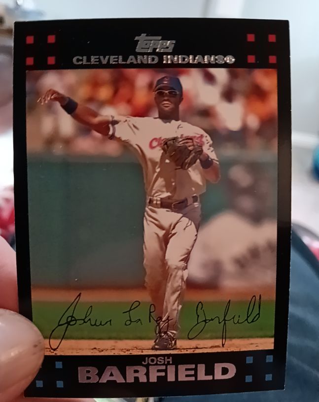 2007 Topps #79 Josh Barfield Cleveland Indians — front
