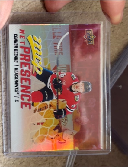 2025-26 Upper Deck MVP #NP-17 Connor Bedard Net Presence — front