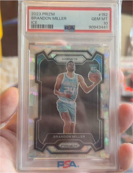 2023 Panini Prizm #152 Brandon Miller — front