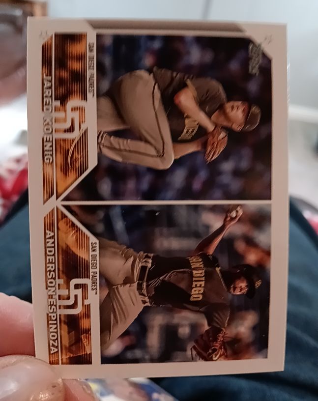 2023 Topps Update #US265 Jared Koenig / Anderson Espinoza — front
