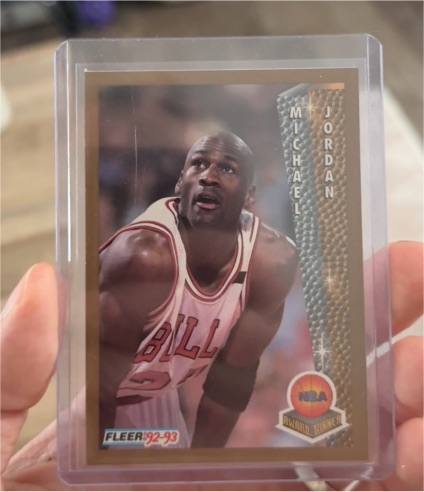 1992-93 Fleer #246 Michael Jordan — front
