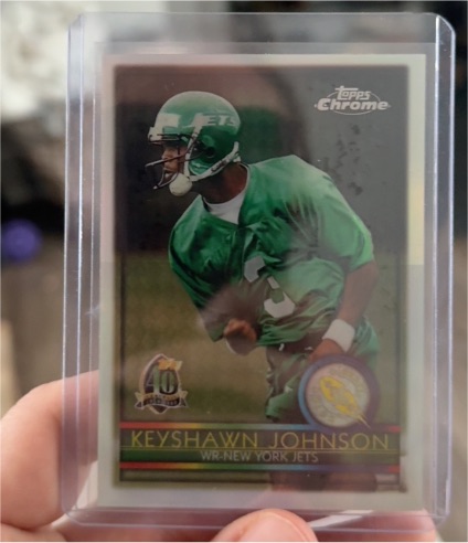1996 Topps Chrome #159 Keyshawn Johnson — front