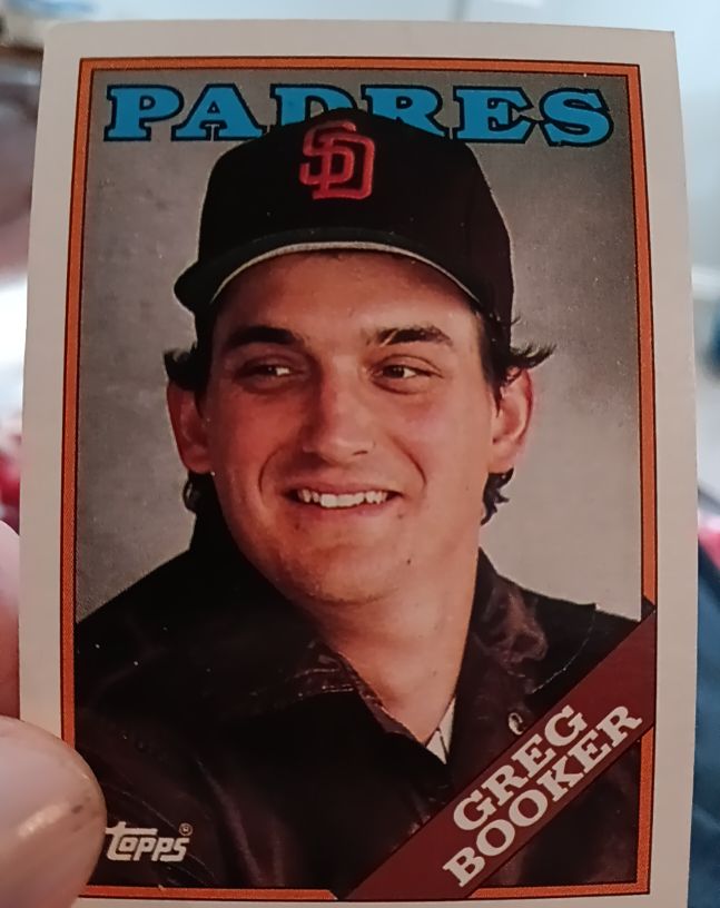 1988 Topps #727 Greg Booker — front