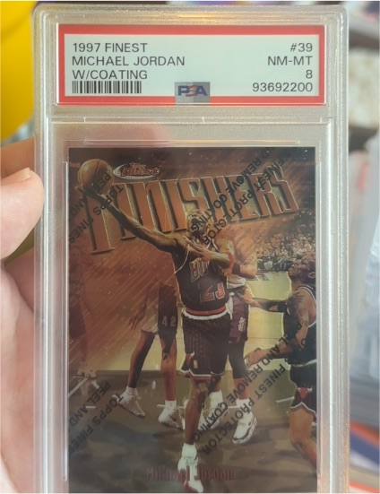 1997 Topps Finest #39 Michael Jordan — front