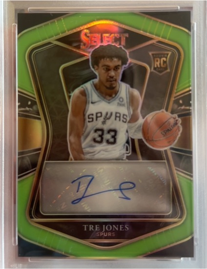 2020-21 Panini Select Rookie Signatures #RS-TRE Tre Jones — front