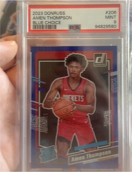 2023 Donruss #206 Amen Thompson Blue Choice — front