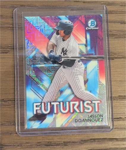 2021 Bowman Chrome #FUT-JD Jasson Dominguez Futurist — front
