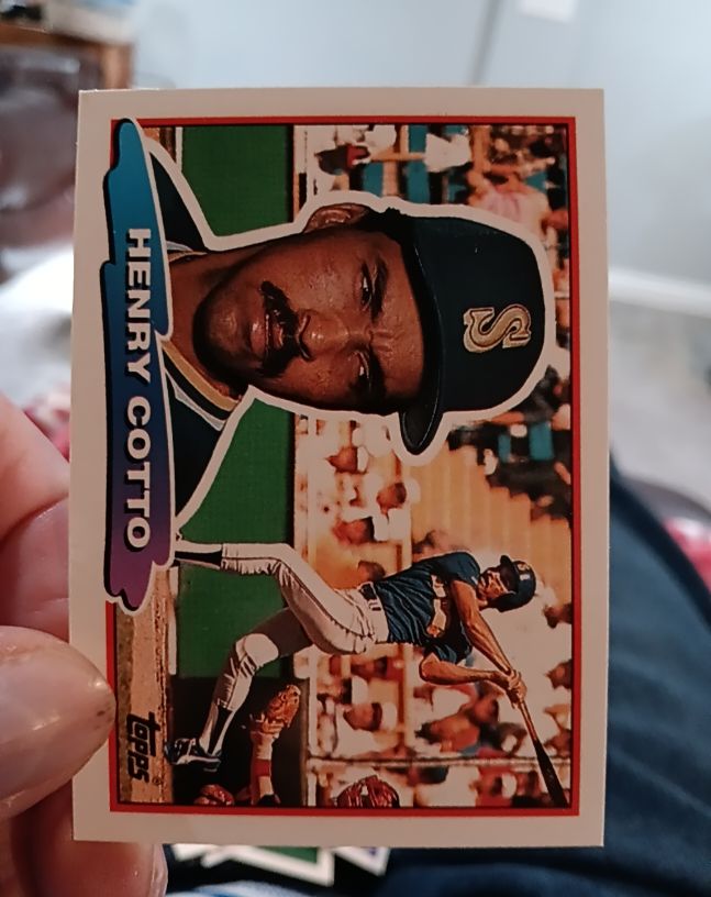 1988 Topps Big #125 Henry Cotto — front