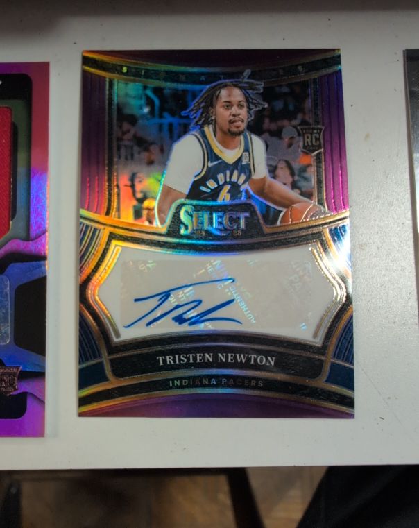 2024-25 Panini Select Rookie Signatures Tristen Newton — front