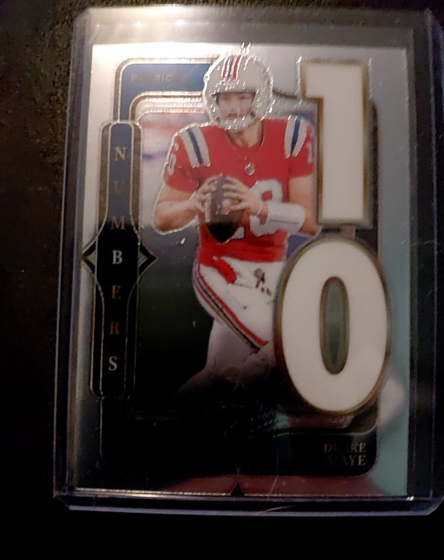 2024 Panini Select #20 Drake Maye Select Numbers — front