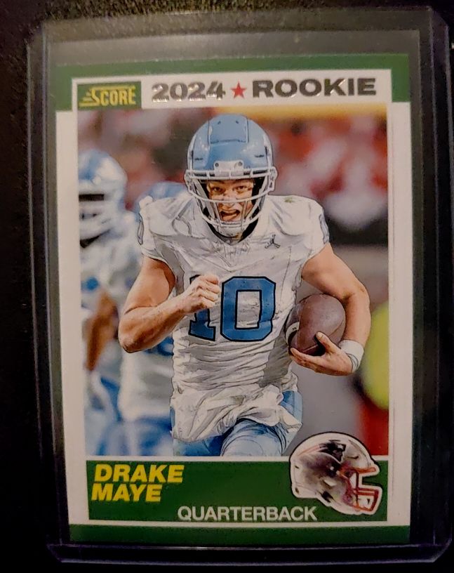 2024 Score #3 Drake Maye 35th Anniversary Rookie — front