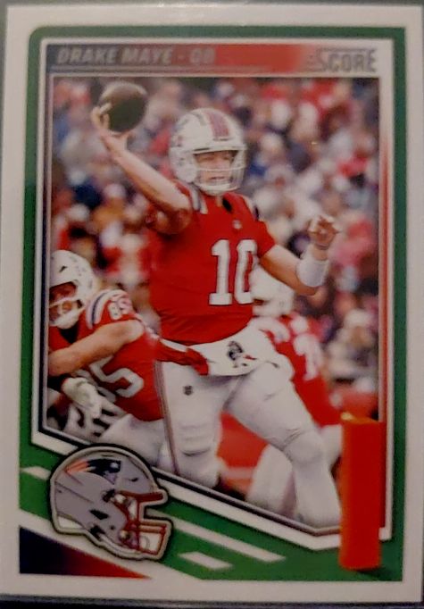 2025 Panini Score #27 Drake Maye — front