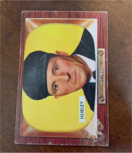 1955 Bowman #260 Edwin H. Hurley — front