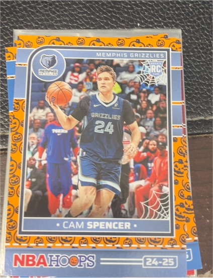 2024-25 Panini NBA Hoops Haunted Hoops #252 Cam Spencer — front