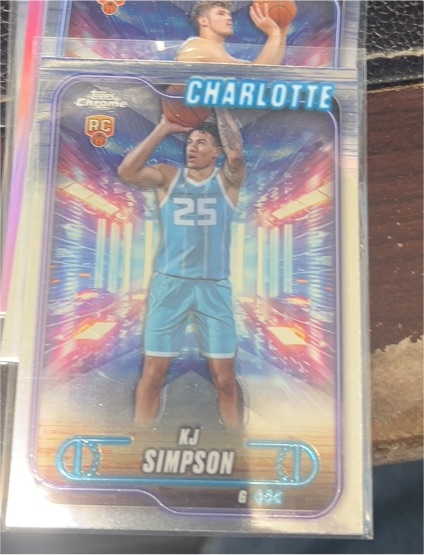 2024-25 Topps Chrome #102 KJ Simpson — front