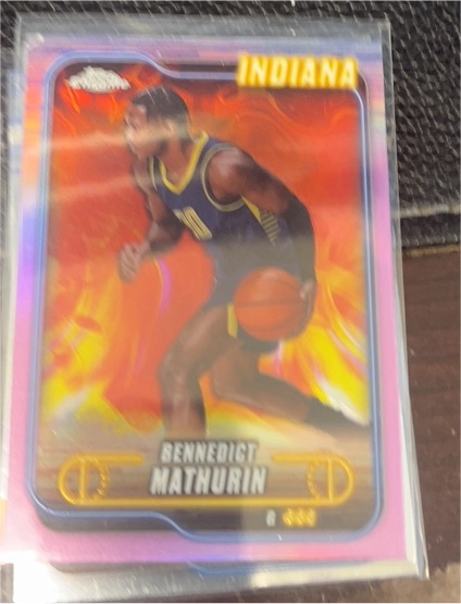 2024-25 Topps Chrome #96 Bennedict Mathurin — front