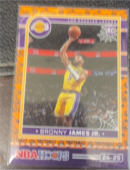 2024-25 Panini Haunted Hoops #279 Bronny James Jr. — front