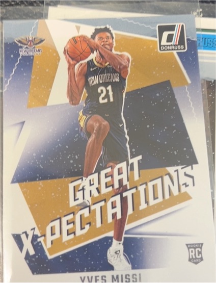 2024-25 Donruss #21 Yves Missi Great X-Pectations — front