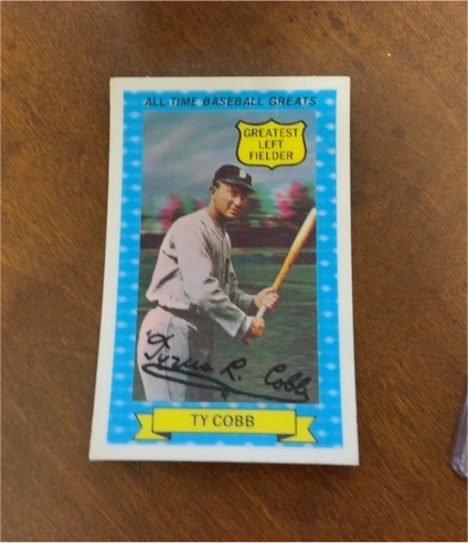 1970 Rold Gold Pretzels #15 Ty Cobb — front