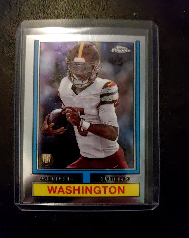 2024 Topps Chrome 1974 Throwback #74TF-2 Jayden Daniels — front