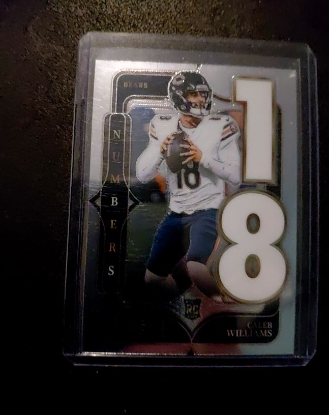 2024 Panini Select - Select Numbers Caleb Williams #18 — front