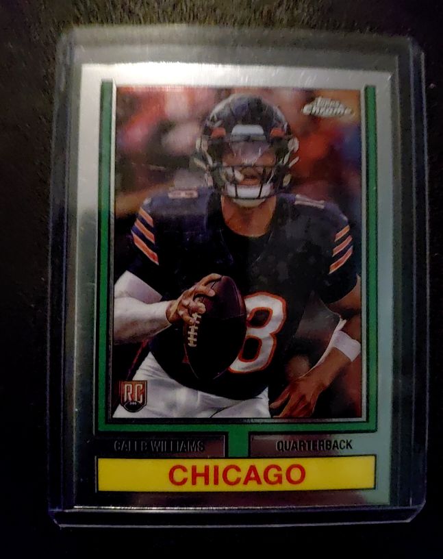 2024 Topps Chrome - 1974 Topps Football #74TF-1 Caleb Williams — front