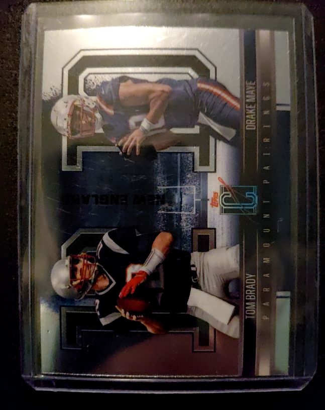 2024 Topps Signature Class Paramount Pairings Tom Brady / Drake Maye — front