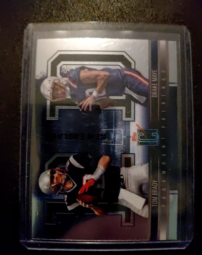 2024 Topps Signature Class Paramount Pairings #PP-5 Tom Brady / Drake Maye — front